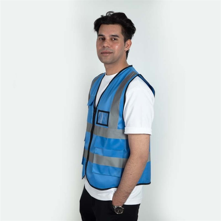 High Visibility Mesh Construction Reflective Vest