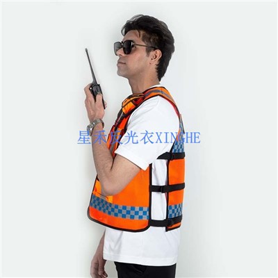 Konstriksyon Orange Refleksyon Gilet