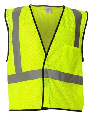 Ekonomi Single Pocket Hook-and-Loop Mesh Vest