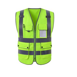 Segondè Vizibilite Solid Sekirite Vest