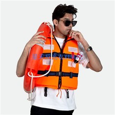 Orange meditativ bann Life Jacket